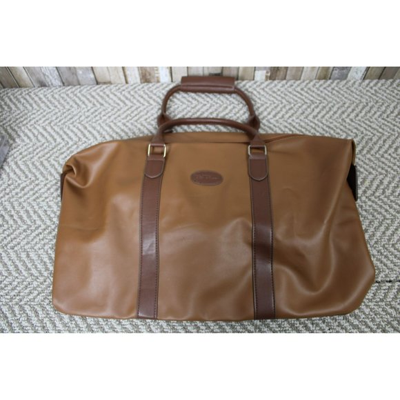 Bella Russo | Bags | Bella Russo Faux Leather Duffel Bag | Poshmark